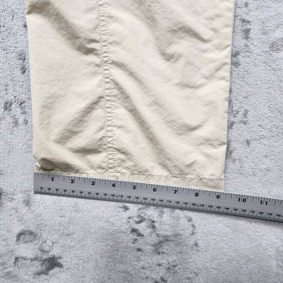 Gloria Vanderbilt Pants Womens 10 PETITE Tan Cargo Capri Drawstring Lightweight - Picture 10 of 11